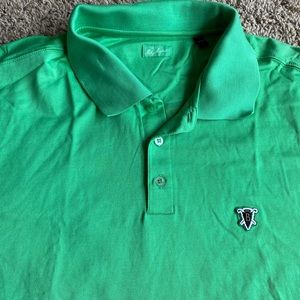 Red Jacket Golf Polo Shirt Butterfield Country Club Chicago Large Green